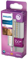 Philips Bec LED R7S 14W = 100W 3000K cald 1600lm reglabil 118mm Philips