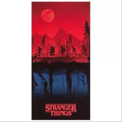 Carbotex Stranger Things: Árnyékok fürdőlepedő, pamut - 70 x 140 cm (STR213002-R-1) - jateknet