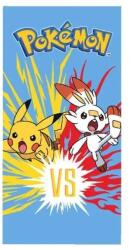 Carbotex Pokémon: Pikachu párbaj fürdőlepedő, pamut - 70 x 140 cm (PK240515-R) - jateknet