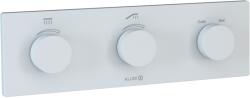 Kludi Pushtronic baterie cadă-duș ascuns cu termostat alb 3830053-00 (383005300)