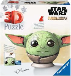 Ravensburger 3D Пъзел Ravensburger от 72 части - Междузвездни войни Грогу (11556)