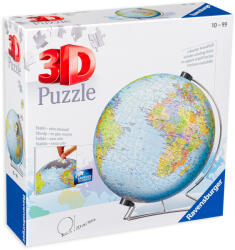 Ravensburger 3D Пъзел Ravensburger от 540 части - Глобус (12436)