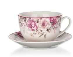 BANQUET ROSE csésze és csészealj, 240 ml, 6 darab (A26784)