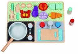 Tooky Toy Tooky Toy: Set de bucătărie, lemn (TJ453) Bucatarie copii