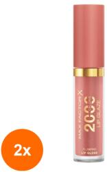 MAX Factor Set 2 x Luciu de Buze Max Factor 2000 Calorie Lip Glaze 075 Pink Breeze, 4.4 ml (ROC-2xMAG1019181TS)