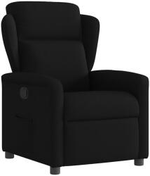 vidaXL fekete szövet dönthető fotel (4015578)