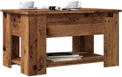 vidaXL antik fás szerelt fa dohányzóasztal 79 x 49 x 41 cm (856928)
