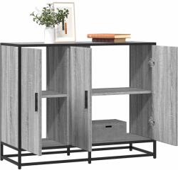 vidaXL szürke sonoma színű szerelt fa tálalószekrény 94x35x76 cm (849007)