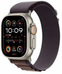 Apple Watch Ultra 2 GPS + Cellular 49mm titántok, indigo Alpesi pánt M/L EU MREW3 (MREW3NFA)