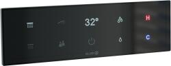 Kludi Touchtronic kád és zuhany csaptelep süllyesztett z termosztáttal fekete 38310G1-00 (38310G100)