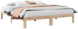 vidaXL tömör fenyőfa ágy matrac nélkül 180 x 200 cm (859223)