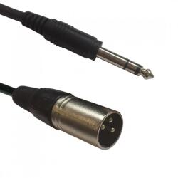 Accu-Cable 1611000047 XLR-Jack 1, 5m Szerelt Jelkábel