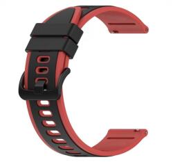  Curea silicon QR doua culori neagra cu roșu 20mm- 445320