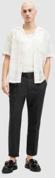 AllSaints vászon nadrág CROSS TALLIS TROUSER fekete, chino, M006TA - fekete 28