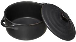 Secret de Gourmet Tava copt cu manere, 5five Simply Smart, Ceramica, 10cm, Negru