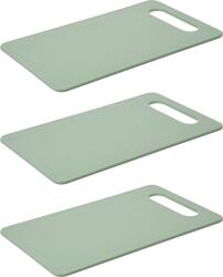 Excellent Houseware Set 3 tocatoare EH, plastic, verde, 25 x 15 cm Tocator