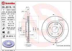 BREMBO féktárcsa BREMBO 09.8519. 11 (09.8519.11)