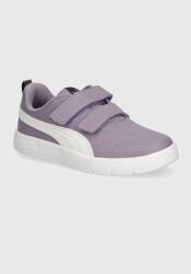 PUMA gyerek sportcipő Courtflex V3 lila, 397642 - lila 34.5