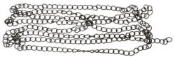  Végnélküli lánc L5 - fekete fém szín / 1m