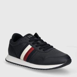 Tommy Hilfiger bőr sportcipő RUNNER EVO LTH MIX ESS sötétkék, FM0FM05121 - sötétkék Férfi 44