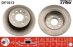 TRW Disc frana TRW DF1613 - automobilus