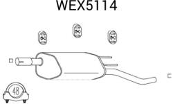 QWP Toba esapament finala QWP WEX5114 (WEX5114)