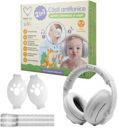 Casti antifonice pentru bebelusi si copii, 0-4 ani, EasyCare Baby