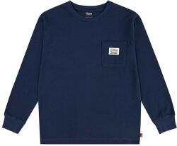 Levi's gyerek felső LONG SLEEVE POCKET TEE sötétkék, sima, 9EL555 - sötétkék 140