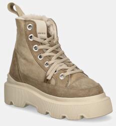 Inuikii velúr cipő Matilda Shearling bézs, téliesített, platformos, 35203-028 - bézs Női 41