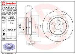 BREMBO Disc frana BREMBO 08. A612.41 - piesa-auto