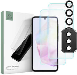 Tech-Protect Samsung Galaxy A35 5G Kijelzővédő és Kameravédő Üvegfólia Készlet - Tech-Protect Supreme Set (WR-172162)
