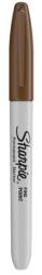 Sharpie Alkoholos marker, 1 mm, kúpos, SHARPIE "Fine Point", barna (SR0811040) - tonerprint