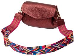 Zea Poseta dama, piele naturala, M291, bordo sidef