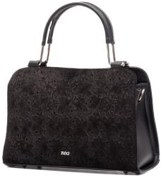 Zea Poseta dama, piele naturala, M246, negru