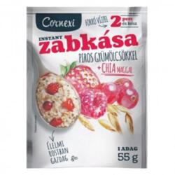 Cornexi Zabkása, 55 g, CORNEXI, piros gyümölcsös-chia maggal (KKAS-0112) - treewell