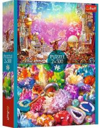 Trefl Kozmosz és kristályok 2 az 1-ben puzzle 2x500 db-os (37499)