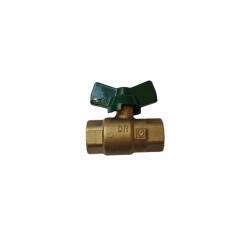HERZ golyóscsap vízre zöld T-fogantyúval, 3/4" BB (2210012)