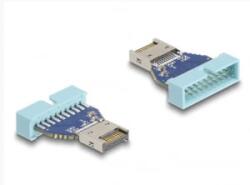 Delock USB 10 Gbps átalakító USB E-típusú belső A csatlakozó (67130) (67130)