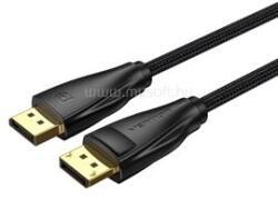Vention Displayport/M -> Displayport/M (Szövet, fekete), 10m, kábel (HCCBL) (HCCBL)