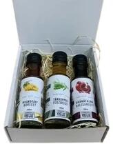 Formanek Vineg'art Muskotályos borecet + Tárkonyos fűszerecet + Gránátalmás balzsamecet Gourmet csomag
