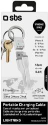 SBS MFi iPhone Lightning Töltőkábel Kulcstartón