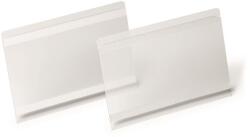 DURABLE Logisztikai zseb, A5, fekvő, DURABLE HARD COVER , öntapadó csíkkal, átlátszó (DB118319)