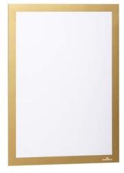 DURABLE Infokeret, A4, öntapadó háttal, DURABLE DURAFRAME® , arany (DB487230) - iroda24
