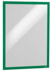 DURABLE Infokeret, A3, öntapadó háttal, DURABLE DURAFRAME® , zöld (DB487305) - iroda24