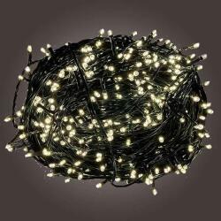 Voltronic LED fényfüzér meleg fehér 60m (600 LED) zöld kábel (30101212)
