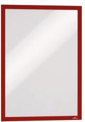 DURABLE Infokeret, A3, öntapadó háttal, DURABLE DURAFRAME® , piros (DB487303) - iroda24