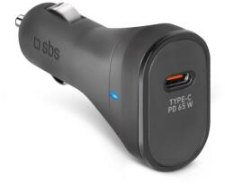 SBS Autós Töltő - C-típusú, PD, 65 W