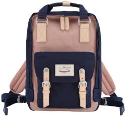 HIMAWARI 188L Laptop backpack 14" sötét kék-rózsaszín (6976720540376)