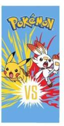 Carbotex Pokémon: Pikachu párbaj fürdőlepedő, pamut - 70 x 140 cm