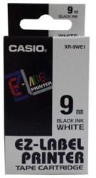 Casio Cimkéző, feliratozó szalag, 9 mm, fehér, XR 9 WE1